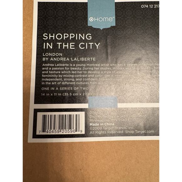 London Poster Print by Andrea Laliberte Pink Beige 14 x 11 in Home Decor - Picture 4 of 6